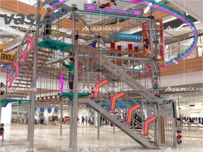 Sisätilat köysi leikkikenttä