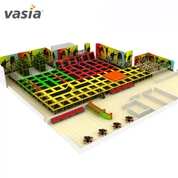 Sisäseikkailutrampoliini aikuisille