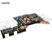 Ninja Warrior Adult Esterata trampoliinipuisto