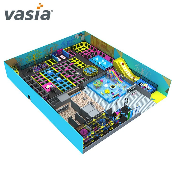 Indoor Adventure Trampoline For Adults