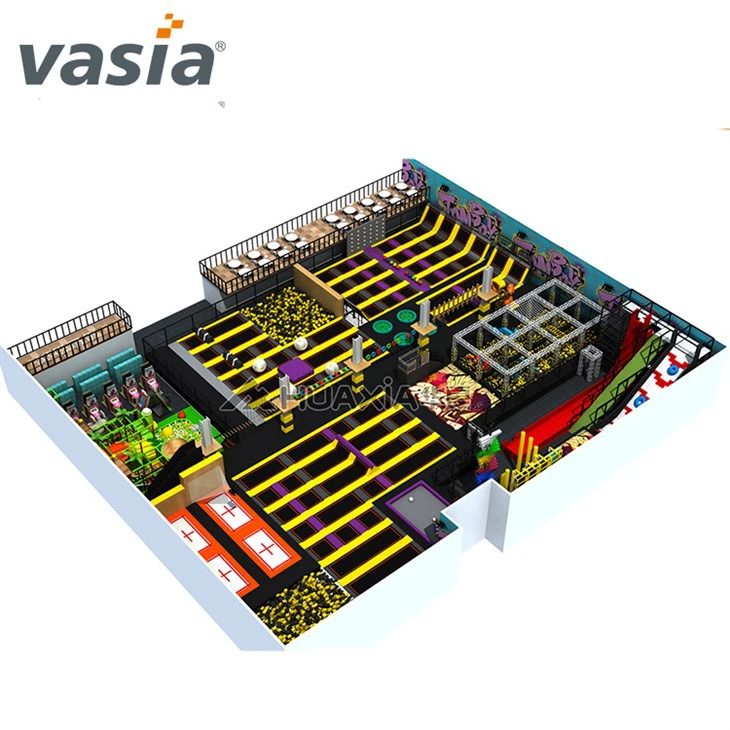 Indoor Large Trampoline Park Equipment